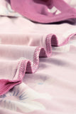 LC2561429-10-S, LC2561429-10-M, LC2561429-10-L, LC2561429-10-XL, LC2561429-10-2XL, Pink Women Crew Neck Tank Tops Summer Colorblock Sleeveless Stripes Shirts