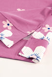 LC2561429-10-S, LC2561429-10-M, LC2561429-10-L, LC2561429-10-XL, LC2561429-10-2XL, Pink Women Crew Neck Tank Tops Summer Colorblock Sleeveless Stripes Shirts