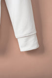 LC8511695-2-S, LC8511695-2-M, LC8511695-2-L, LC8511695-2-XL, LC8511695-2-2XL, Black Hoodies for Women Asymmetric Color Block Hooded Sweatshirt Jacket