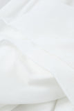 White White Ruffle Dress Smocked Flowy Mini Dress for Women LC2210934-1