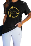 Black Easter Bunny T Shirt Women Funny Summer Short Sleeve Shirts LC25214796-2