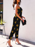 Womens Strapless Jumpsuit Casual Off Shoulder Tube One Piece Romper