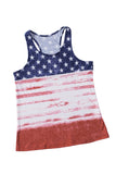 Red American Flag Star Racerback Tank Patriotic Sleeveless Shirt LC2565983-3