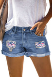 Denim Shorts Sexy Casual Summer Shorts Mid Rise Distressed Shorts