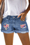 Denim Shorts Sexy Casual Summer Shorts Mid Rise Distressed Shorts