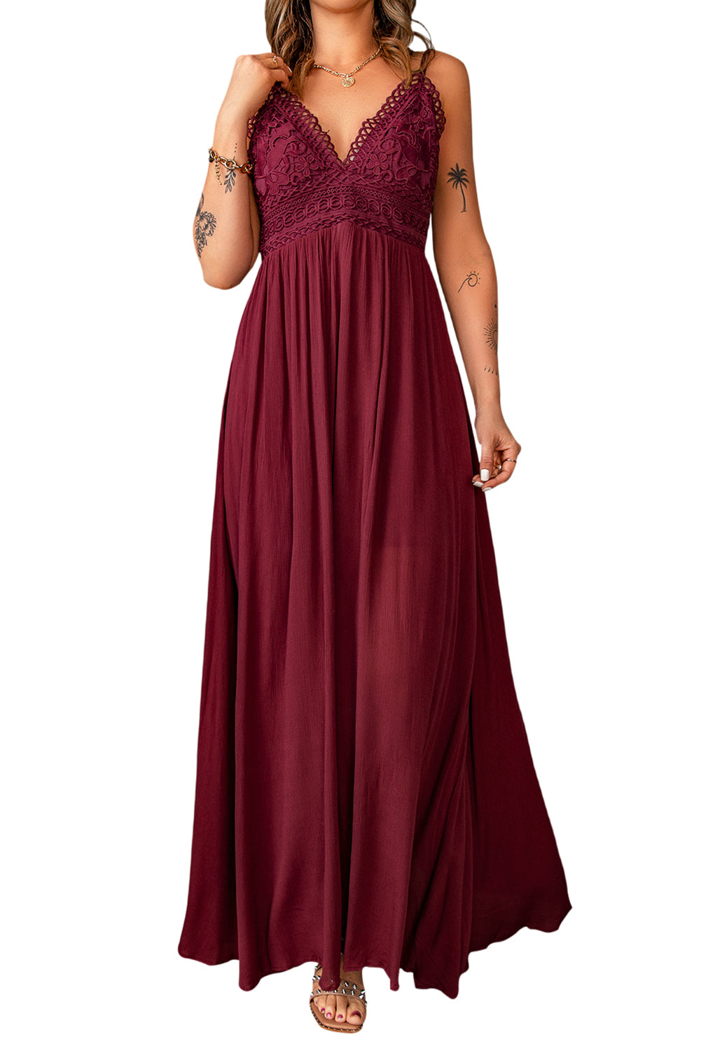 Women's Beach Long Dress Summer Lace Crochet Backless Maxi Dress PinkQueenShop Women's Beach Long Dress Summer Lace Crochet Backless Maxi Dress PinkQueenShop