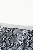 LC411956-22-S, LC411956-22-M, LC411956-22-L, LC411956-22-XL, Multicolor Women's High Waisted Bikini Leopard Two-piece Bathing Suit