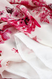 LC6111091-10-S, LC6111091-10-M, LC6111091-10-L, LC6111091-10-XL, Pink Women's Wrap V Neck Floral Long Sleeve Maxi Dress with Slit