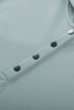 LC25311926-11-S, LC25311926-11-M, LC25311926-11-L, LC25311926-11-XL, LC25311926-11-2XL, Gray Batwing Sleeve Pocketed Henley Hoodie