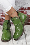 BH02143-9-37, BH02143-9-38, BH02143-9-39, BH02143-9-40, BH02143-9-41, BH02143-9-42, Green  Women Boots PU Leather Ankle Boots Waterproof Short Boots