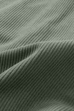 LC8511383-109-S, LC8511383-109-M, LC8511383-109-L, LC8511383-109-XL, LC8511383-109-2XL, Green Womens Boyfriend Shirt Ribbed Shacket Loose Fit Long Sleeve Tops