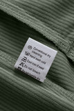 LC8511383-109-S, LC8511383-109-M, LC8511383-109-L, LC8511383-109-XL, LC8511383-109-2XL, Green Womens Boyfriend Shirt Ribbed Shacket Loose Fit Long Sleeve Tops