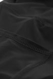 LC472196-2-S, LC472196-2-M, LC472196-2-L, LC472196-2-XL, LC472196-2-2XL, LC472196-2-3XL, Black Womens Swim Shorts Solid High Waist Swimwear Shorts with Pockets