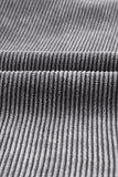 LC8512025-1011-S, LC8512025-1011-M, LC8512025-1011-L, LC8512025-1011-XL, LC8512025-1011-2XL, Gray Corduroy Shacket Jacket Button Down Hooded Coat with Pockets