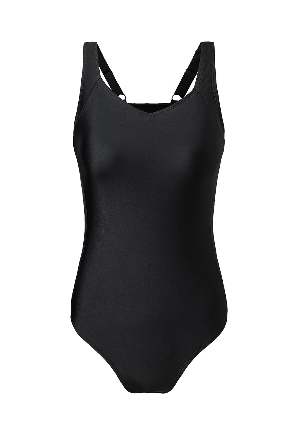 LC442787-102-S, LC442787-102-M, LC442787-102-L, LC442787-102-XL, LC442787-102-2XL, Black Women's One Piece Swimsuit Striped Pattern Print Sleeveless Bathing Suit