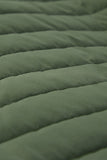 LC85117-9XXL, LC85117-9XL, LC85117-9L, LC85117-9M, LC85117-9S, Broute Green Winter Coats for Women Camel Faux Fur Collar Trim Black Quilted Jacket Outerwear