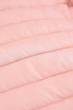 LC85117-10-XXL, LC85117-10-XL, LC85117-10-L, LC85117-10-M, LC85117-10-S, LC85117-10-2XL, powder pink Winter Coats for Women Camel Faux Fur Collar Trim Black Quilted Jacket Outerwear
