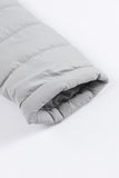 LC85117-1011-2XL, LC85117-1011-L, LC85117-1011-M, LC85117-1011-S, LC85117-1011-XL, Glacier Grey Winter Coats for Women Camel Faux Fur Collar Trim Black Quilted Jacket Outerwear