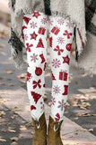 Pantalon d'entraînement taille haute leggings de Noël pour femmes