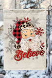 Christmas Santa Claus Garden Flag Winter Outdoor Decorations