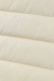 LC85117-15-XXL, LC85117-15-XL, LC85117-15-L, LC85117-15-M, LC85117-15-S, LC85117-15-2XL, Beige Winter Coats for Women Camel Faux Fur Collar Trim Black Quilted Jacket Outerwear