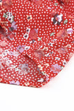 LC2565119-3-S, LC2565119-3-M, LC2565119-3-L, LC2565119-3-XL, LC2565119-3-2XL, Red Women's Floral Print Smocked Camisole Flounce Beach Casual Summer Blouse Shirts