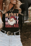 Santa Claus Merry Christmas Bodycon Western jumpsuits