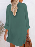 PCD3680-9-S, PCD3680-9-M, PCD3680-9-L, PCD3680-9-XL, Green Women's Swim Cover Up Cardigan Bathing Suit Coverup Summer Button Down Shirt Blouse Dresses