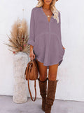 PCD3680-8-S, PCD3680-8-M, PCD3680-8-L, PCD3680-8-XL, Pueple Women's Swim Cover Up Cardigan Bathing Suit Coverup Summer Button Down Shirt Blouse Dresses
