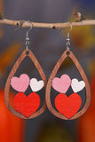 BH012192-22, Multicolor Valentine's Day Heart Teardrop Dangle Earrings for Women Gift for Girlfriend