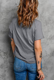 LC25219275-11-S, LC25219275-11-M, LC25219275-11-L, LC25219275-11-XL, LC25219275-11-2XL, Gray Valentine's Day T Shirt Heart Shape Graphic T Shirt for Women