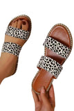 BH021241-20-37, BH021241-20-38, BH021241-20-39, BH021241-20-40, BH021241-20-41, BH021241-20-42, Leopard Dalmatian Print Summer Non Slip Slippers Sandals Beach Shoes