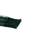 LC6421176-9-S, LC6421176-9-M, LC6421176-9-L, LC6421176-9-XL, Green Women's Sheer Dotty Long Sleeve Ribbed Mesh Velvet Bodysuit