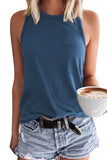 LC256898-105-S, LC256898-105-M, LC256898-105-L, LC256898-105-XL, LC256898-105-2XL, Blue CHILL Graphic Tank Tops for Womens Summer Sleeveless Vest T Shirt