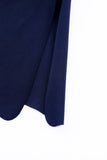 LC443469-5-S, LC443469-5-M, LC443469-5-L, LC443469-5-XL, LC443469-5-2XL, Blue Women's One Piece Swimdress Skirted Strappy V Neck Side Split One-piece Bathing Suit