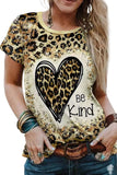 Be Kind Heart Graphic Print T Shirt Heart Valentine Graphic Tee