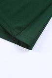 LC6110363-9-S, LC6110363-9-M, LC6110363-9-L, LC6110363-9-XL, LC6110363-9-2XL, Green Womens V Neck Ruffle Sleeve Wrap Dress Midi Dress Cocktail Party Dress
