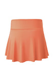 LC472305-10-S, LC472305-10-M, LC472305-10-L, LC472305-10-XL, LC472305-10-2XL, Pink Women's High Waisted Swim Skirt Flared Swim Skirt
