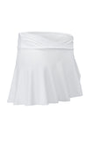 LC472305-1-S, LC472305-1-M, LC472305-1-L, LC472305-1-XL, LC472305-1-2XL, White Women's High Waisted Swim Skirt Flared Swim Skirt