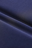 LC410790-5XXXL, LC410790-5XXL, LC410790-5XL, LC410790-5L, LC410790-5M, LC410790-5S, LC410790-5-XS, Blue Womens Plus Size Rash Guard Capris Boardshort Long Swim Shorts with Side Drawstring