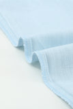 Textured Solid Color Basic Shirt for Women