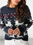 Women's Funny Christmas Reindeer Sweaters Reindeer Pullover Sweater