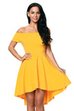 Womens Off the Shoulder Skater Dress