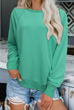 Women's Casual Crew Neck Christmas Pullover Cotton Blend Sweatshirt