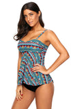 Flyaway Top Taille Haute Tankini Maillots de Bain