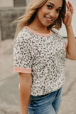 Trim Leopard Tee