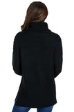 Women's Long Sleeves Turtleneck Sweater Loose Oversized Casual Sweater Pullover Top