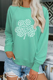 Women's Casual Crew Neck Christmas Pullover Cotton Blend Sweatshirt