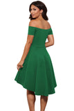 Womens Off the Shoulder Skater Dress