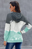 Gradient Hooded Sweatshirts for Women Long Sleeve Pullover Hoodie